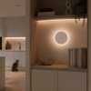 Lampa ścienna kinkiet biały okrągły 15cm płaski metalowy minimalistyczy NYX ST-8293W/15 white Step Into Design